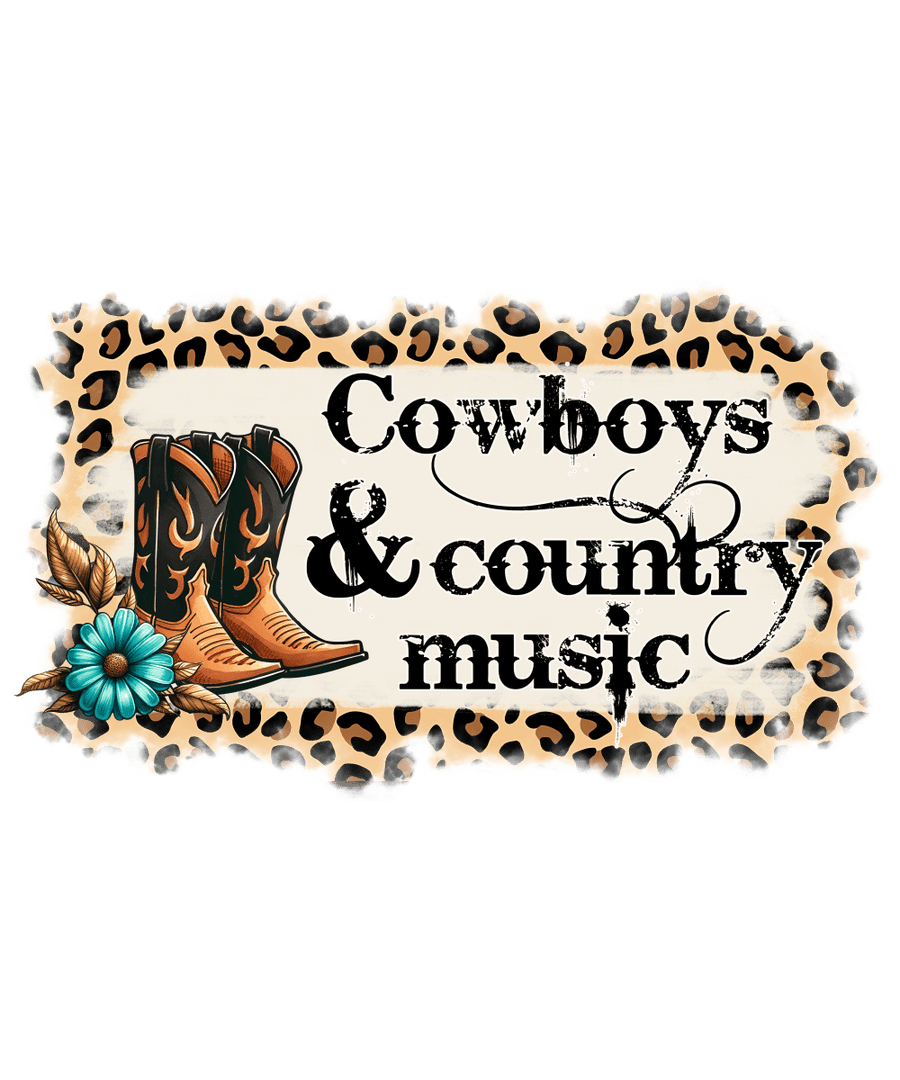 Rodeo Rhythms - Ready To Press DTF Transfers - Buy Bulk DTF