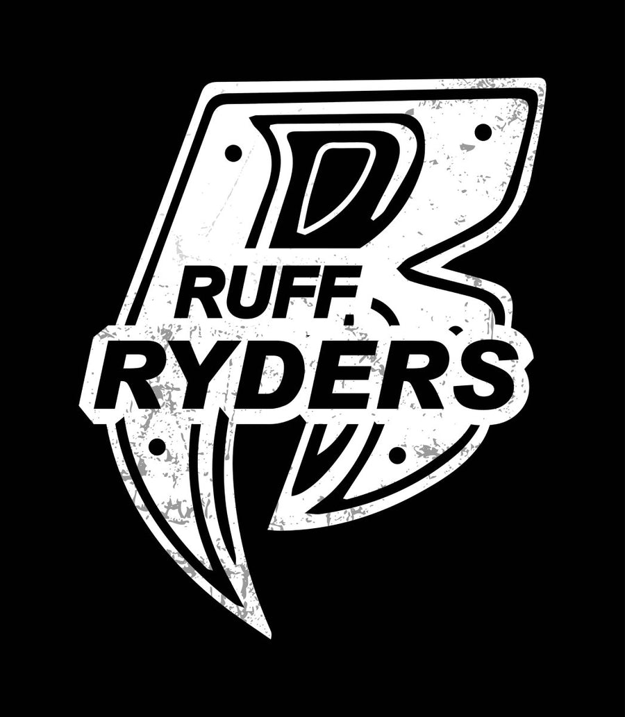 Ruff Ryders White Design - Ready To Press DTF Transfer - Buy Bulk DTF