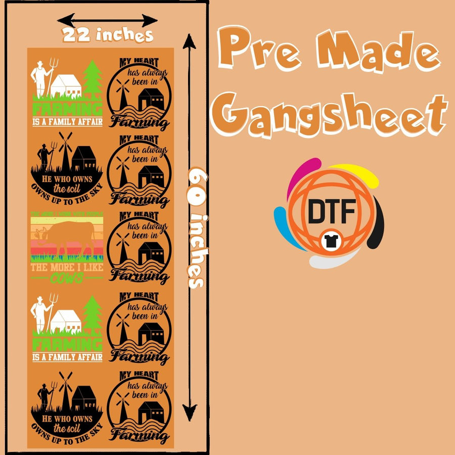 Rural Roots Collective Premade DTF Gangsheet - Buy Bulk DTF