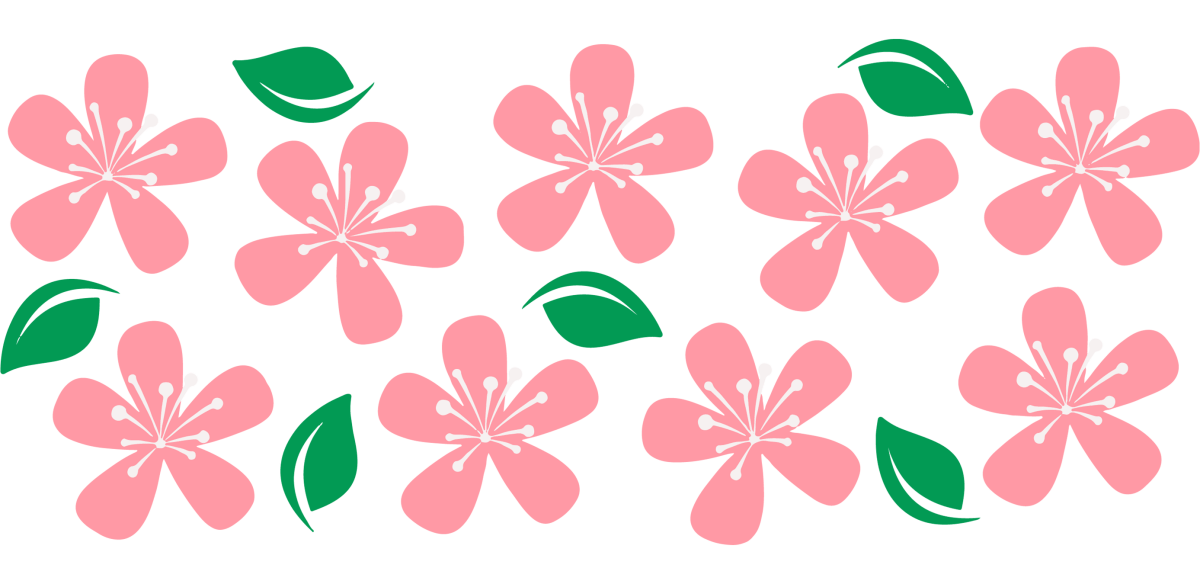 Sakura Leaf - UV DTF Libbey Glass Wrap - Buy Bulk DTF