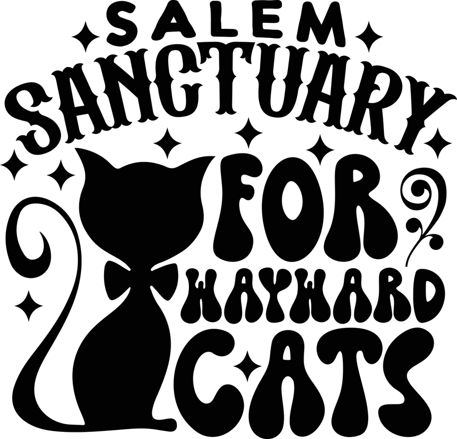 Salem Sanctuary For Hayward Cats Ready To Press DTF Transfer - Buy Bulk DTF