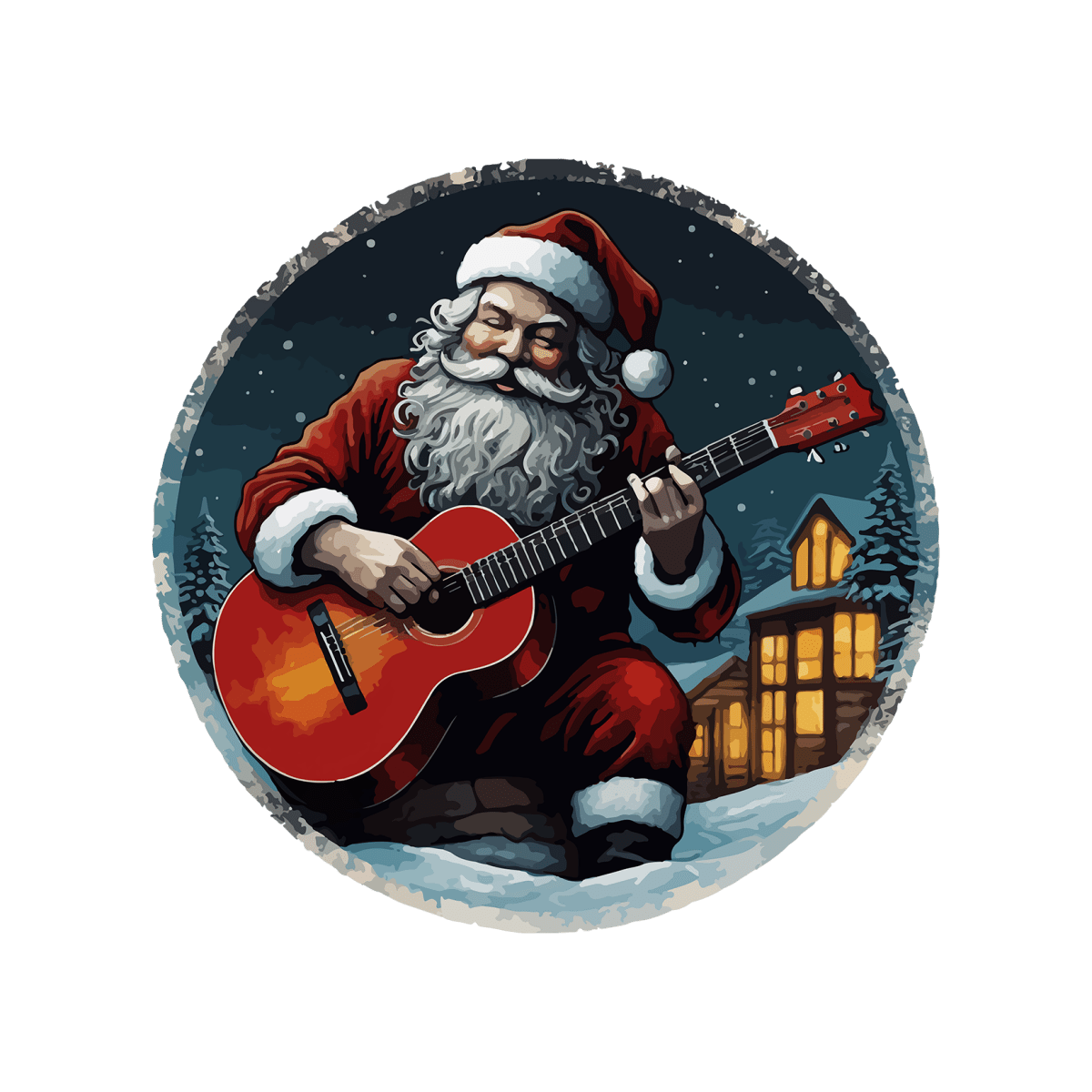 Santa's Serenade - Ready To Press DTF Transfers - Buy Bulk DTF