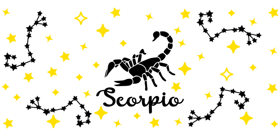 Scorpio - UV DTF Libbey Glass Wrap - Buy Bulk DTF