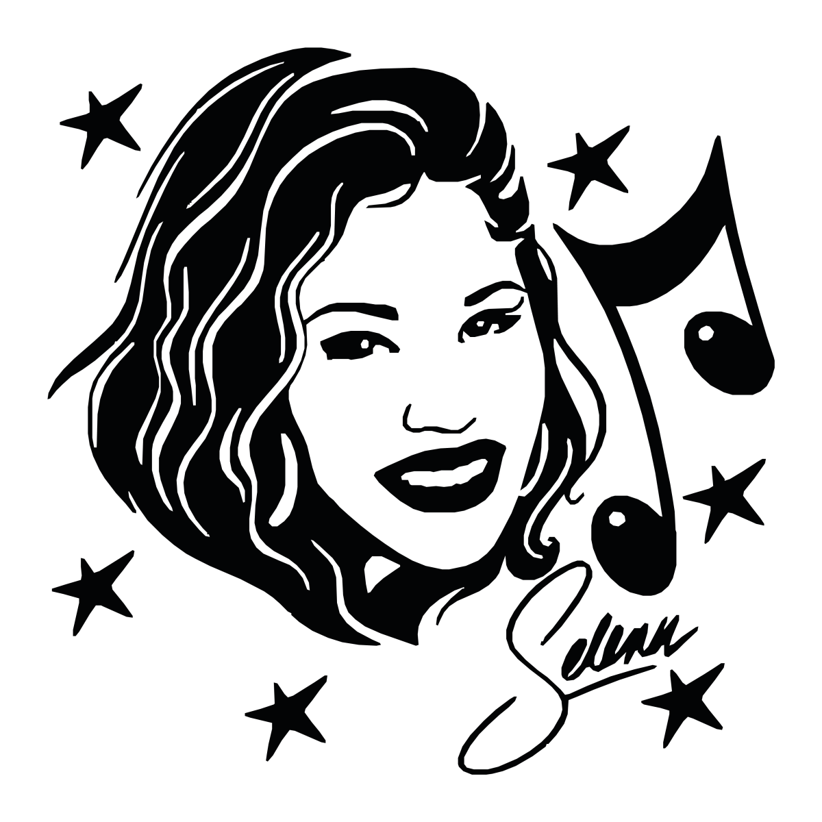 Selena's Modern Odyssey - Ready To Press DTF Transfers - Buy Bulk DTF