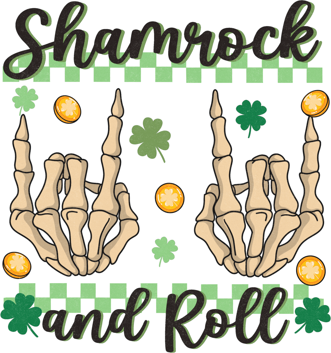 Shamrock and Roll Ready To Press DTF Transfers - Buy Bulk DTF
