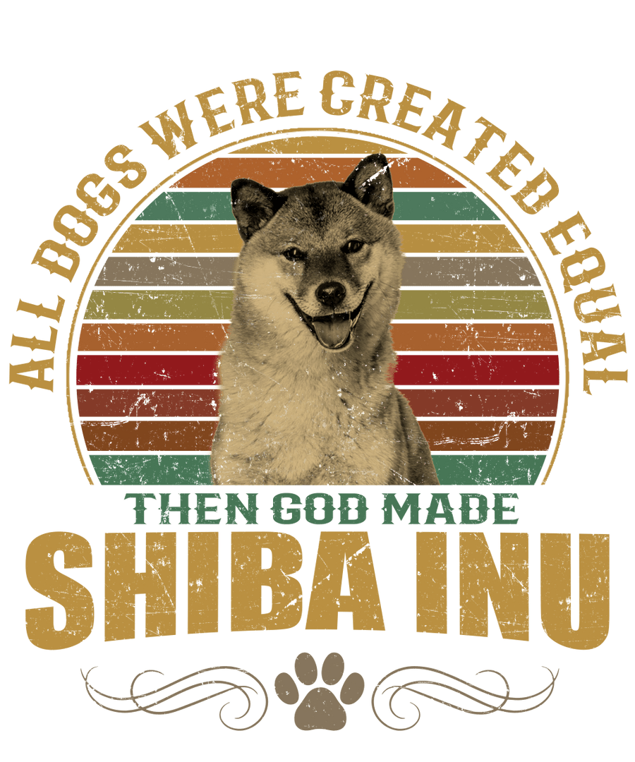 Shiba Inu Dog Lover Unisex Men’s T-Shirt Ready To Press DTF Transfer - Buy Bulk DTF