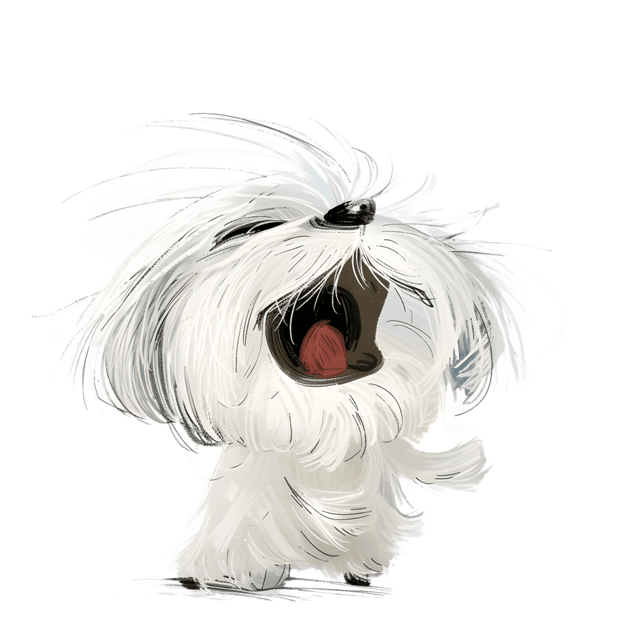 Shih Tzu Laughs - Ready To Press DTF Transfers - Buy Bulk DTF