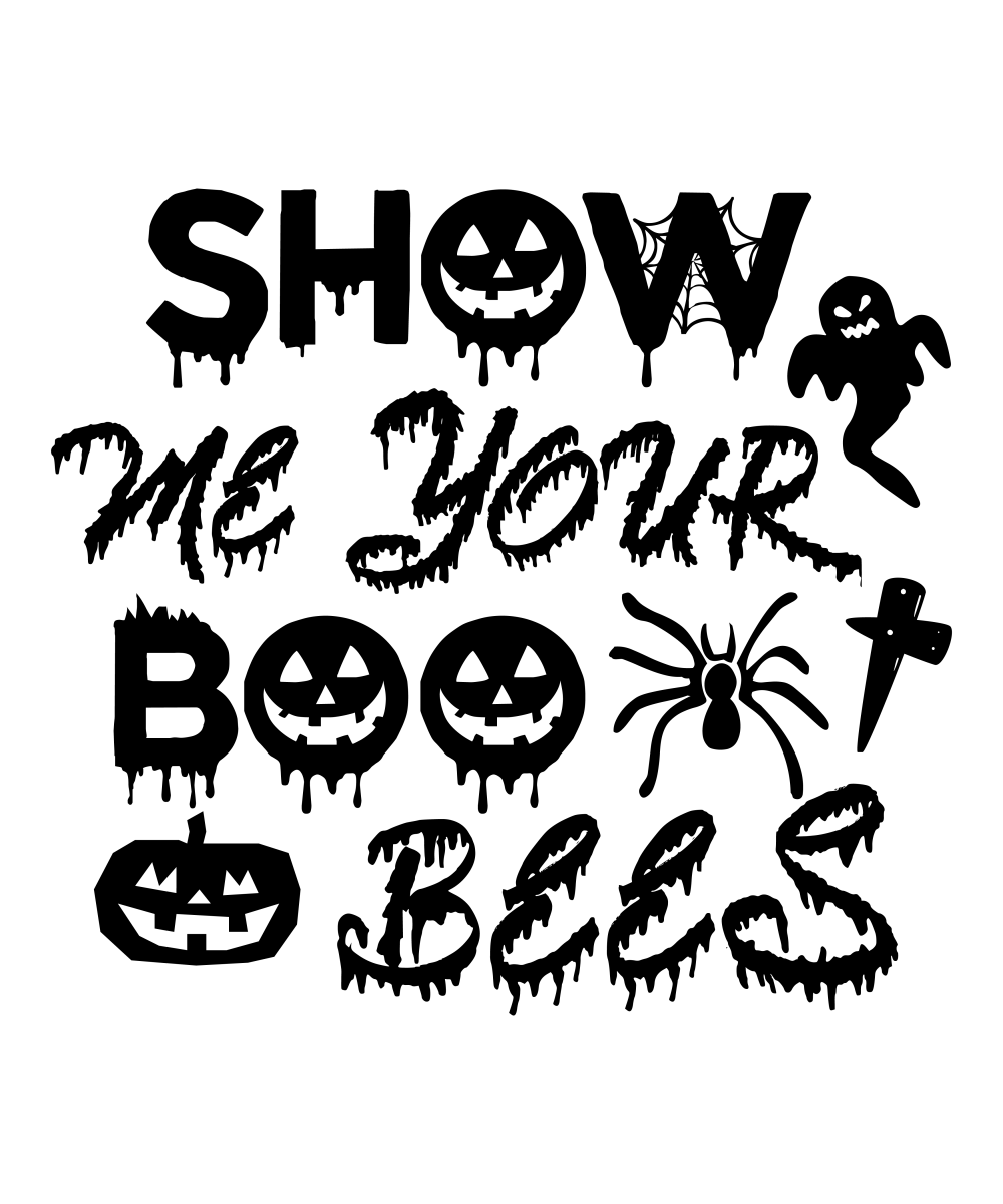 Show Me Your Boo Bees - 01 Ready To Press DTF Transfer - Buy Bulk DTF