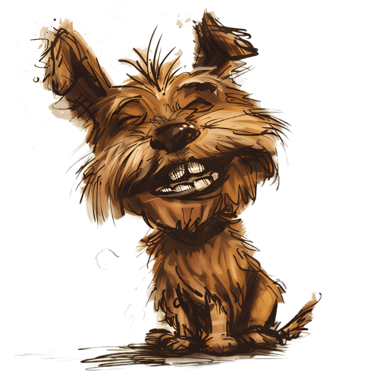 Silly Yorkie - Ready To Press DTF Transfers - Buy Bulk DTF