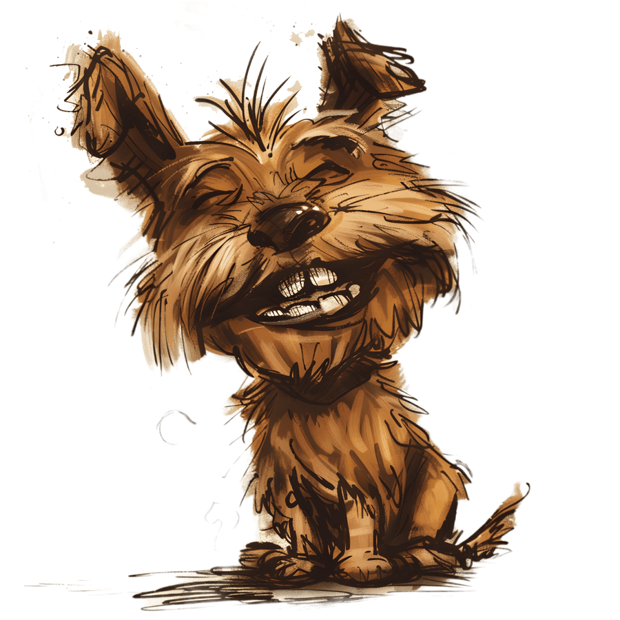 Silly Yorkie - Ready To Press DTF Transfers - Buy Bulk DTF