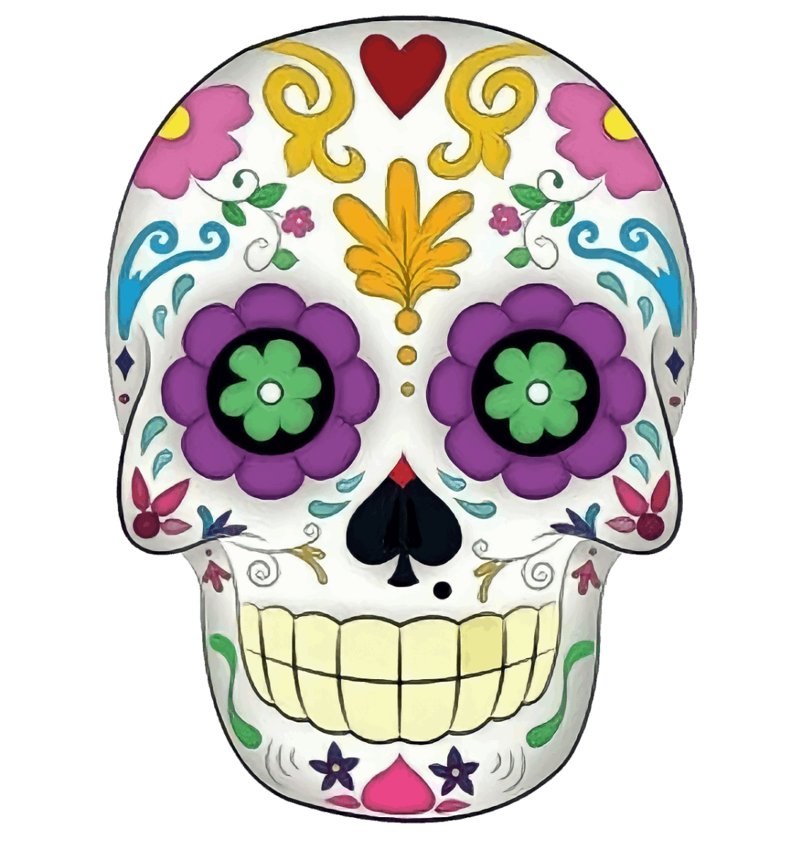 Skull 10 - Ready To Press DTF Transfer - Buy Bulk DTF