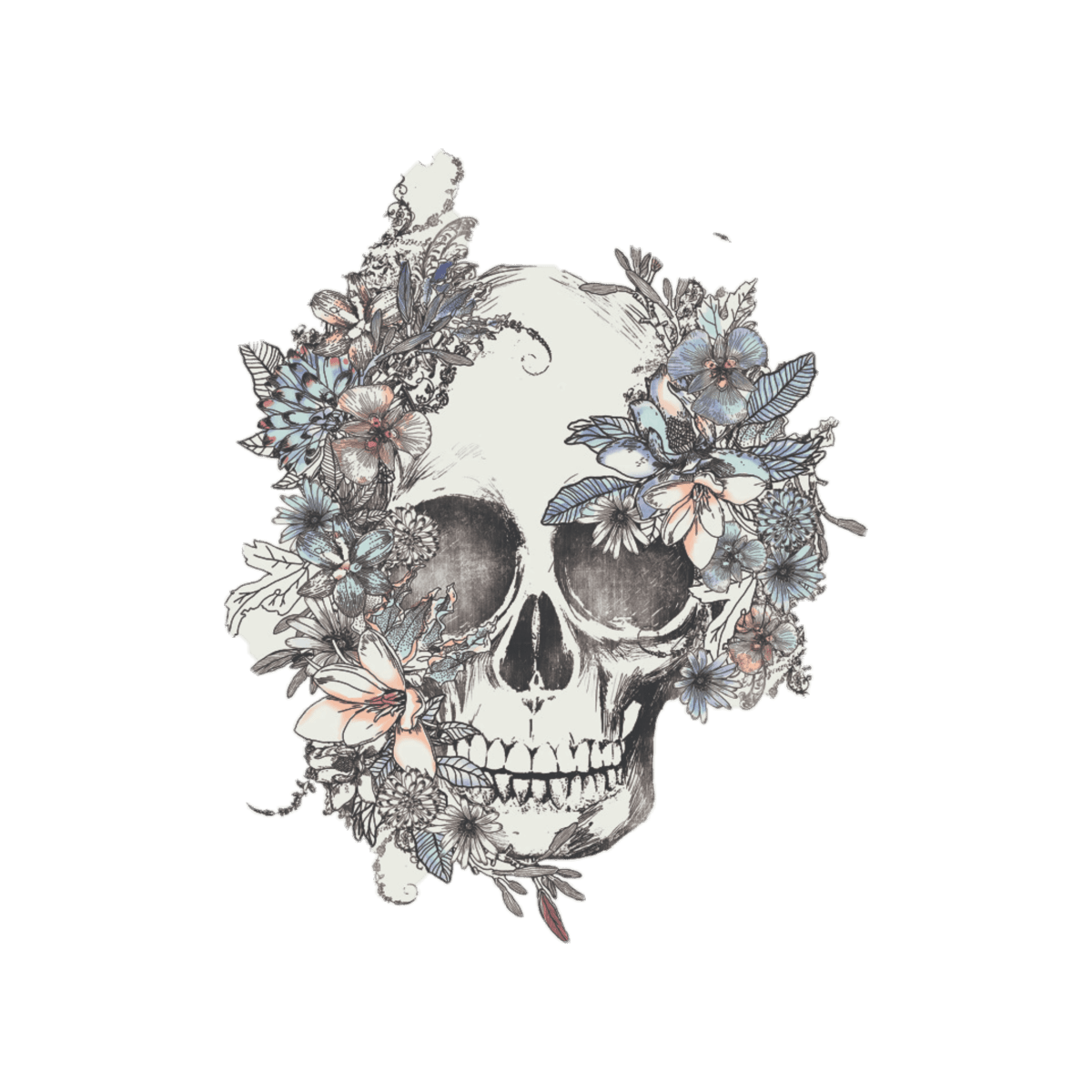 Skull 11 - Ready To Press DTF Transfer - Buy Bulk DTF