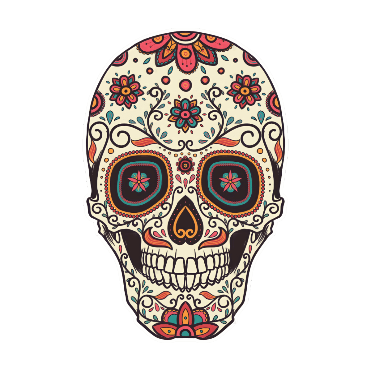 Skull 15 - Ready To Press DTF Transfer - Buy Bulk DTF