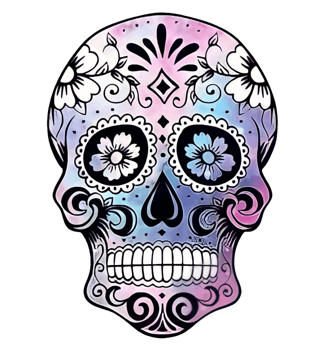 Skull 19 - Ready To Press DTF Transfer - Buy Bulk DTF