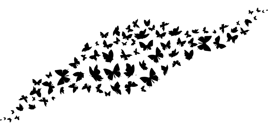 Small Butterfly UV DTF Libbey Glass Wrap - Buy Bulk DTF