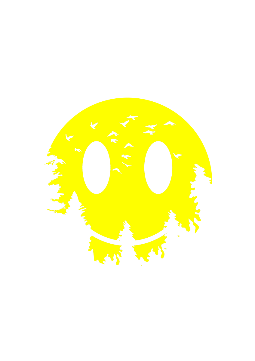 Smiley Moon - Ready To Press DTF Transfer - Buy Bulk DTF