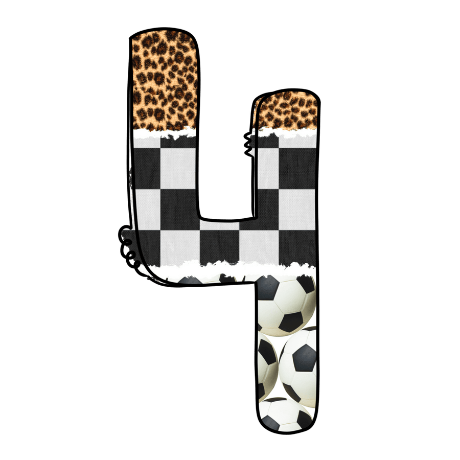 Soccer Leopard 4 - Ready To Press DTF Transfer - Buy Bulk DTF