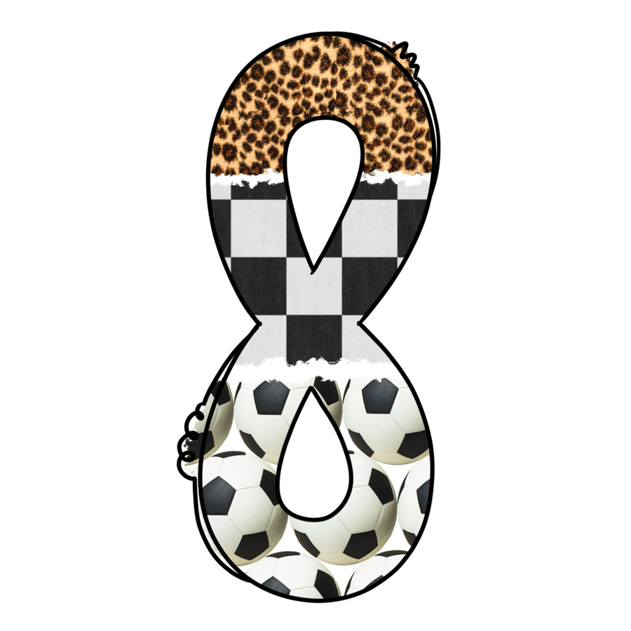 Soccer Leopard 8 - Ready To Press DTF Transfer - Buy Bulk DTF