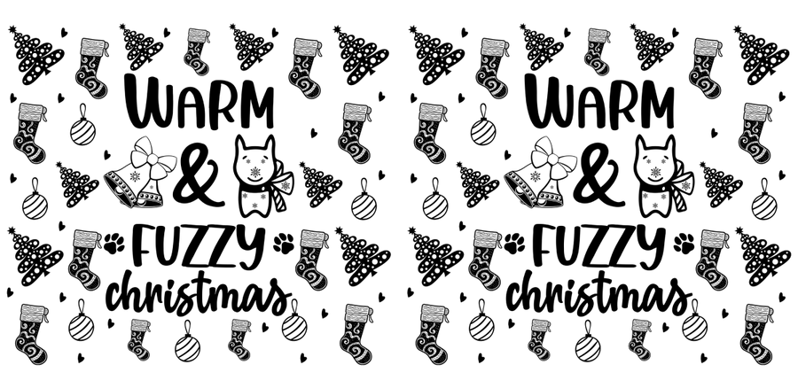 Sparkling Yuletide Collection UV DTF Libbey Glass Wrap - Buy Bulk DTF