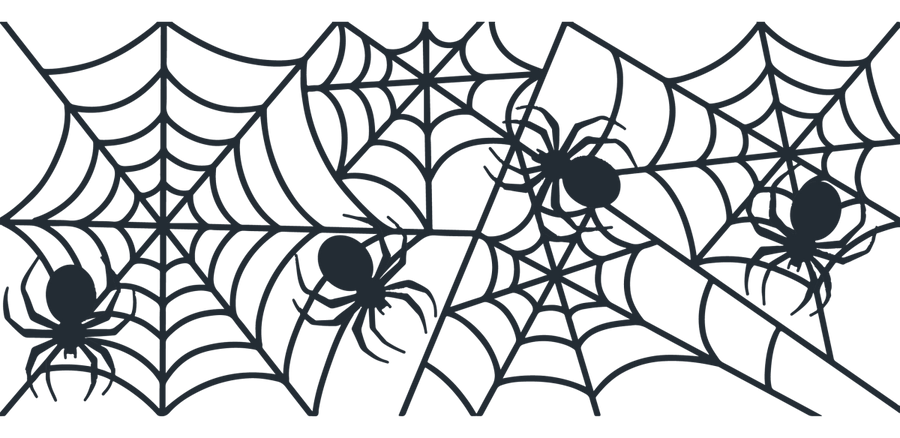 Spider Web Grey - UV DTF Libbey Glass Wrap - Buy Bulk DTF