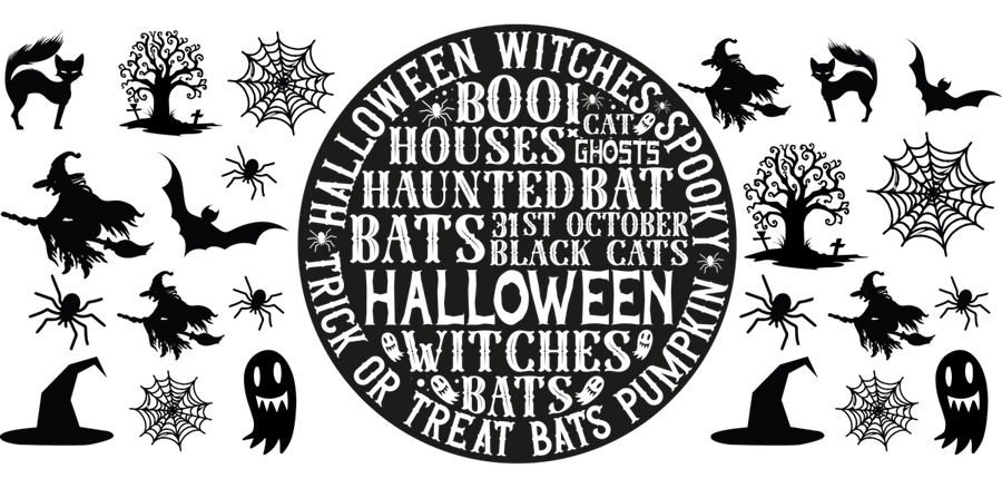 Spooky Delight Designs - UV DTF Libbey Glass Wrap - Buy Bulk DTF