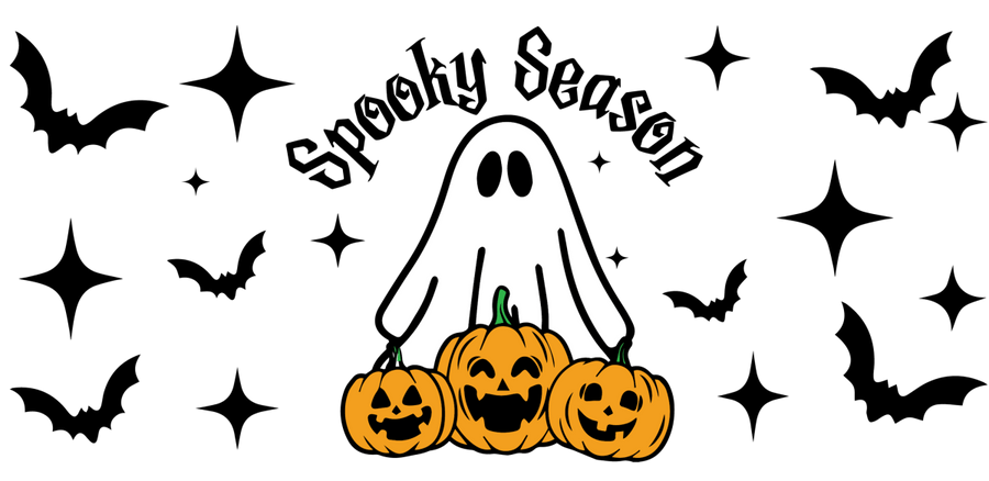 Spooky Season - UV DTF Libbey Glass Wrap - Buy Bulk DTF