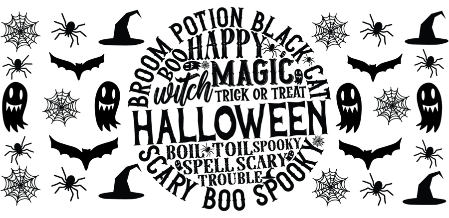 Spooky Sparkle Designs - UV DTF Libbey Glass Wrap - Buy Bulk DTF