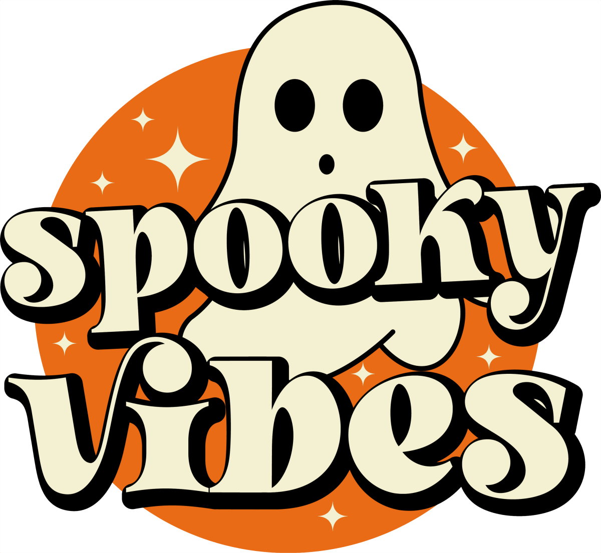 Spooky Vibes Ready To Press DTF Transfer - Buy Bulk DTF