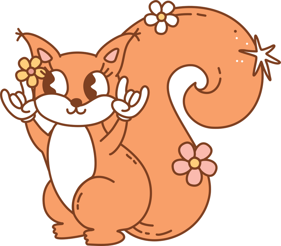 Squirrel - Ready To Press DTF Transfers - Buy Bulk DTF