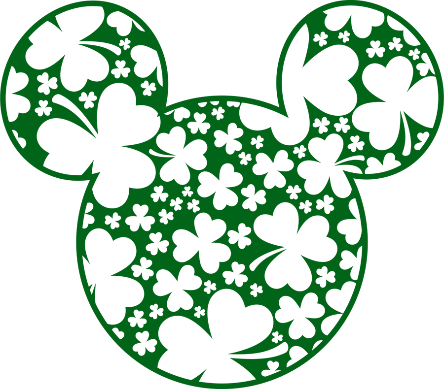 St. Patricks Day Mickey Mouse Ears Ready To Press DTF Transfers - Buy Bulk DTF