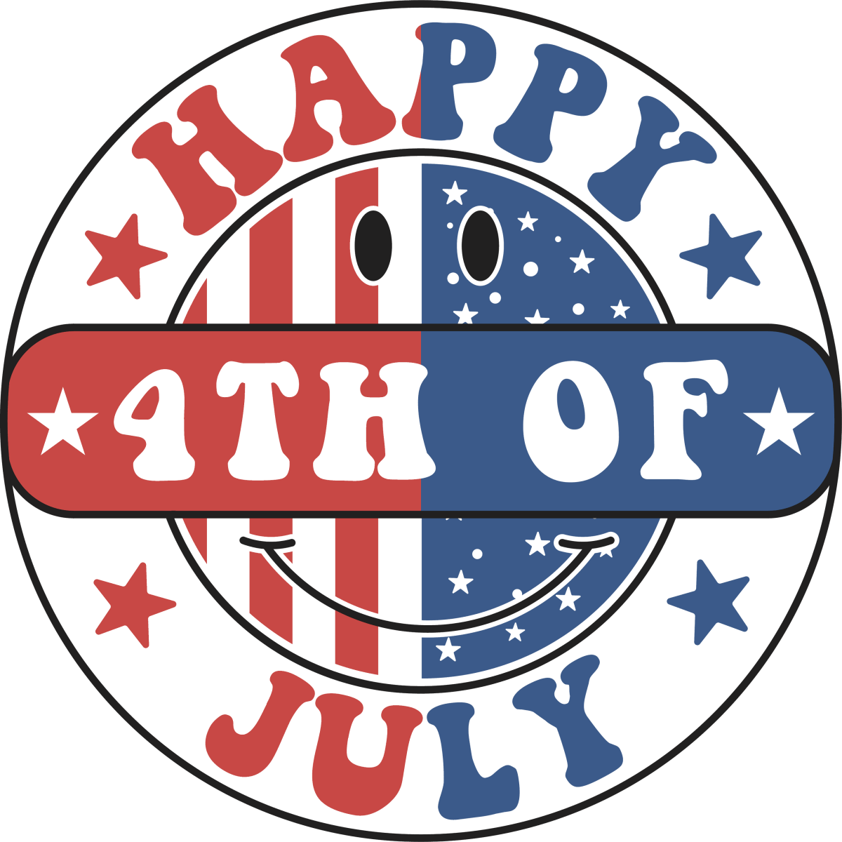 Stars and Stripes Splendor - Ready to Press DTF Transfers - Buy Bulk DTF