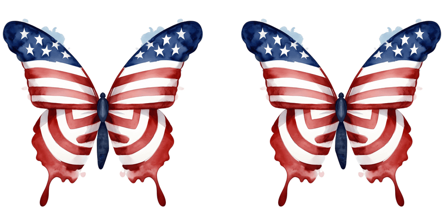 Stars of Liberty UV DTF Libbey Glass Wrap - Buy Bulk DTF