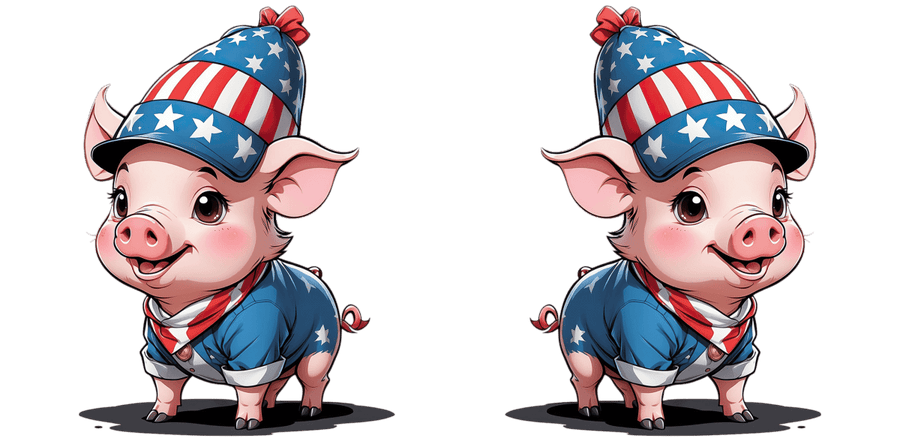 Stars & Stripes Celebration UV DTF Libbey Glass Wrap - Buy Bulk DTF