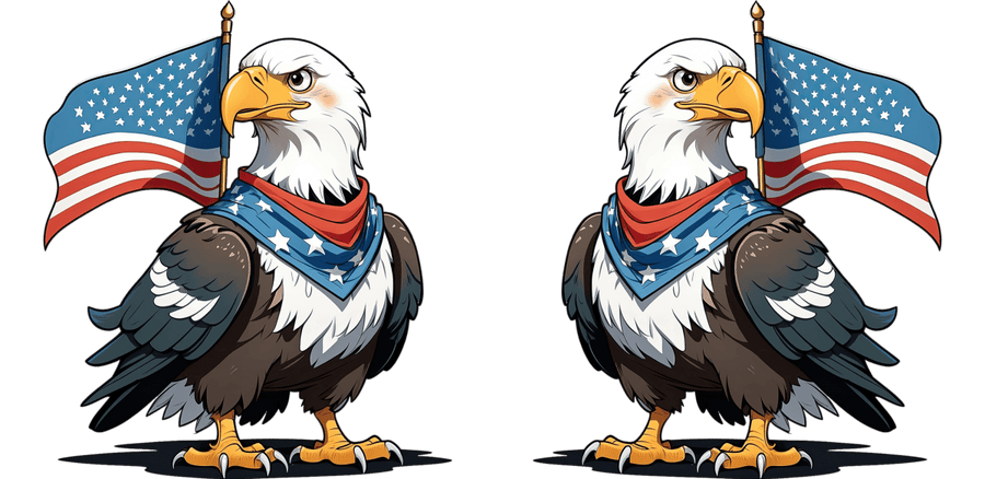 Stars & Stripes Euphoria UV DTF Libbey Glass Wrap - Buy Bulk DTF