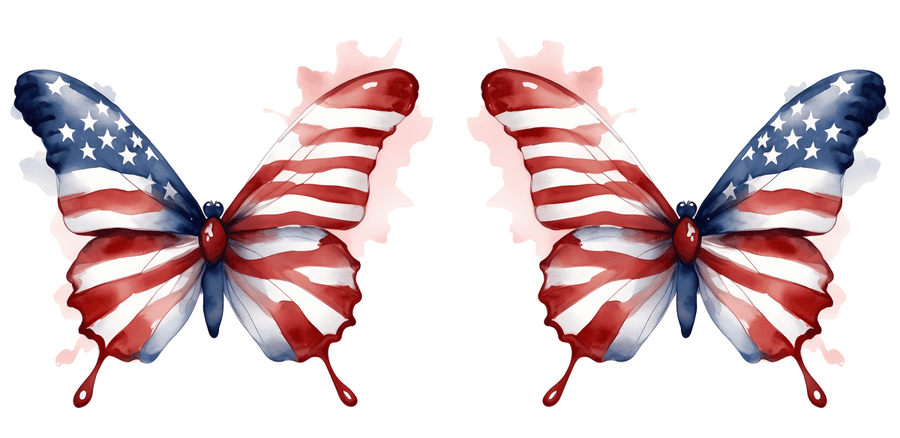 Stars & Stripes Harmony UV DTF Libbey Glass Wrap - Buy Bulk DTF