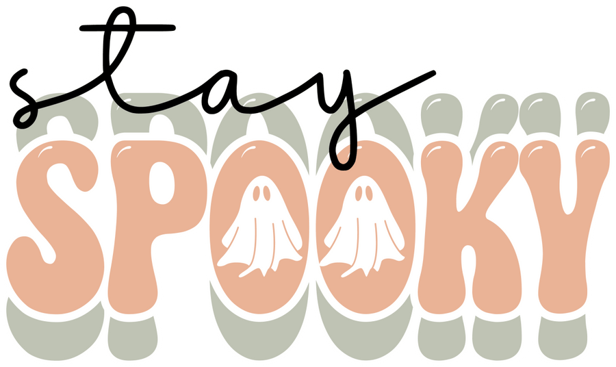 Stay Spooky Double Design Ready To Press DTF Transfer - Buy Bulk DTF