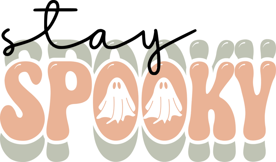 Stay Spooky Ghosts Ready To Press DTF Transfer - Buy Bulk DTF