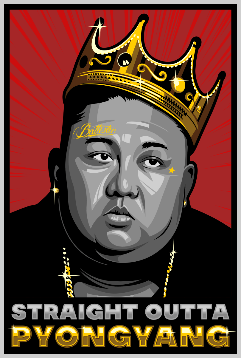 STRAIGHT OUTTA PYONGYANG - Ready To Press DTF Transfer - Buy Bulk DTF
