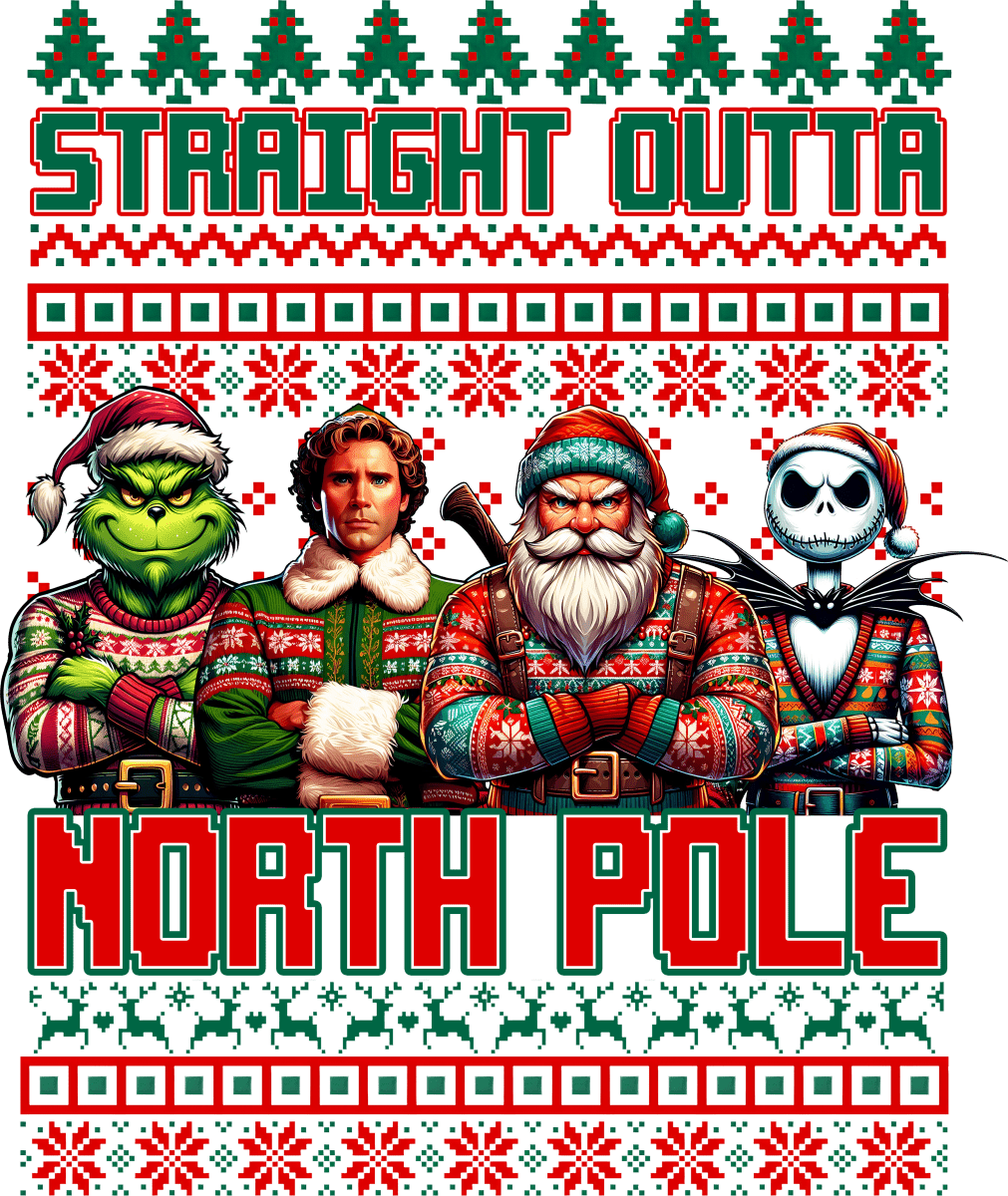 Straight Outta - Ready to Press DTF Transfers - Buy Bulk DTF