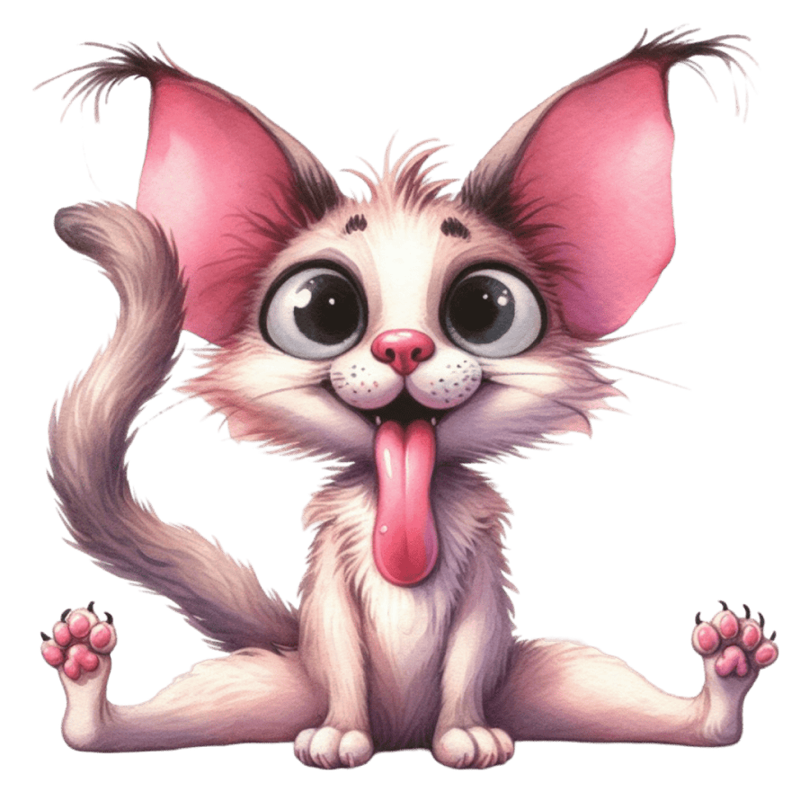 Stretchy Cats - Ready To Press DTF Transfers - Buy Bulk DTF