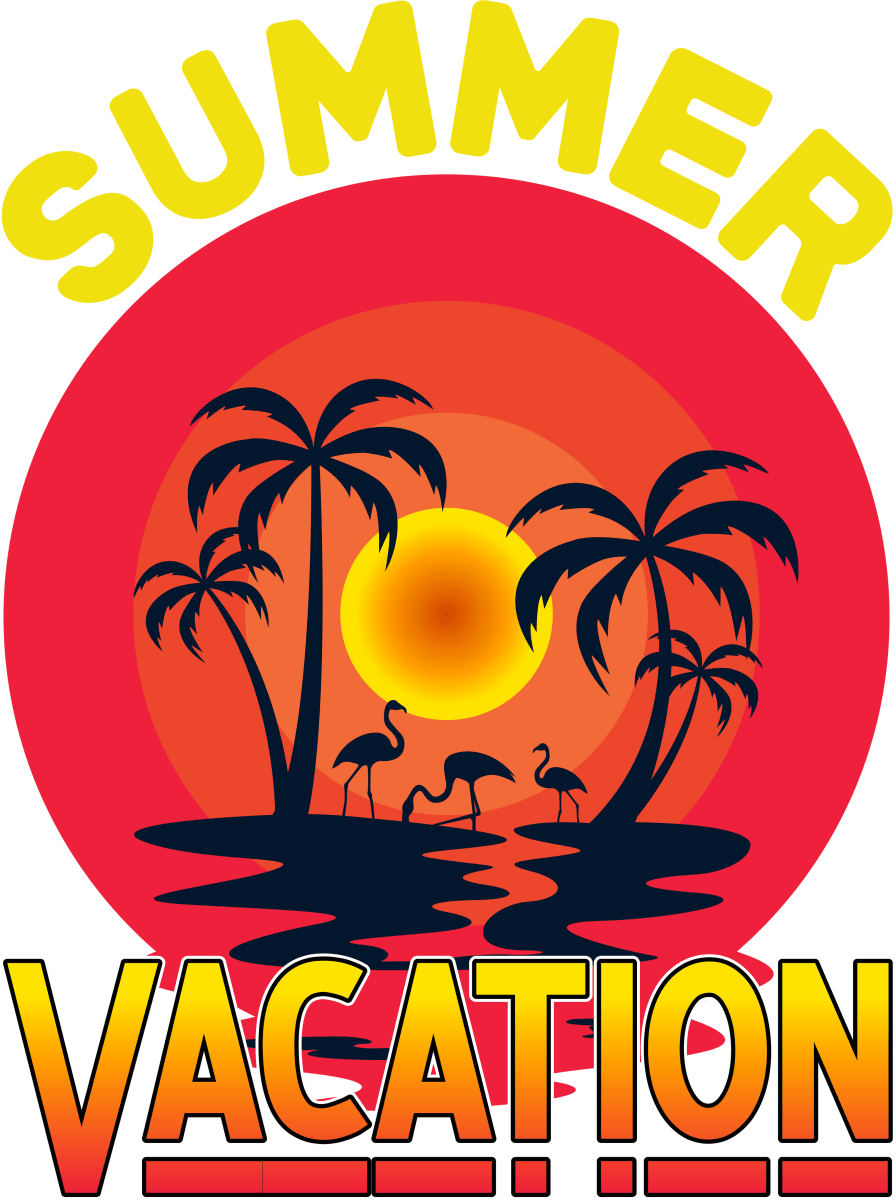 Summer Vacation - 1200 Ready to Press DTF Transfer - Buy Bulk DTF