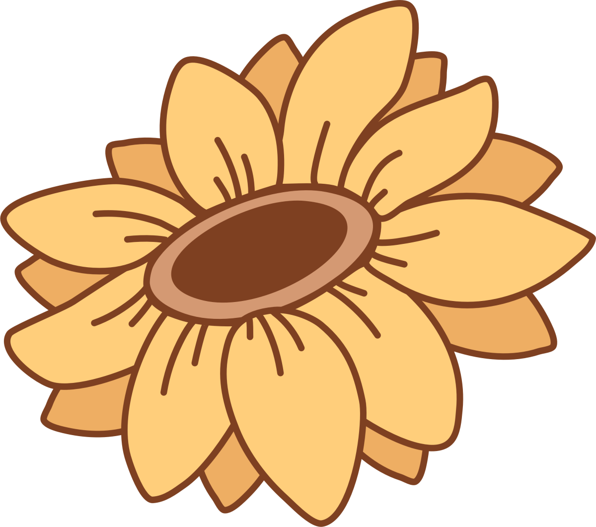 Sunflower - 01 - Ready To Press DTF Transfer - Buy Bulk DTF