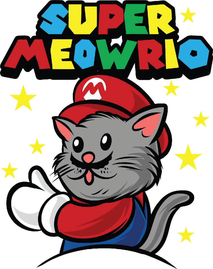 Super Meowrio - Ready To Press DTF Transfer - Buy Bulk DTF