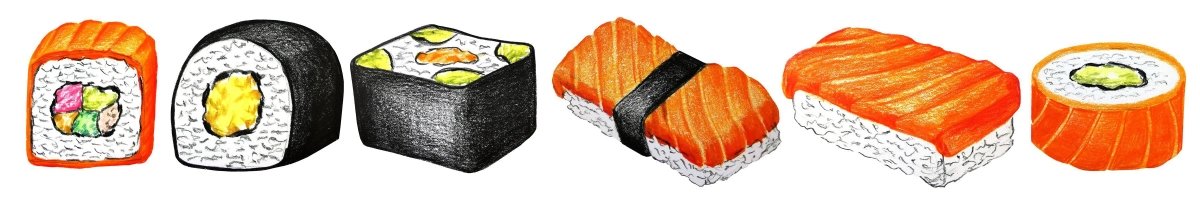 Sushi Platter - Ready To Press DTF Transfers - Buy Bulk DTF