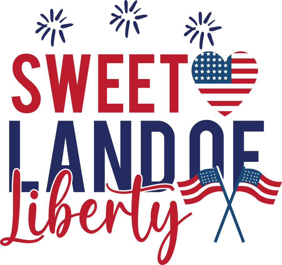 Sweet Land Of Liberty - 1205 Ready to Press DTF Transfer - Buy Bulk DTF