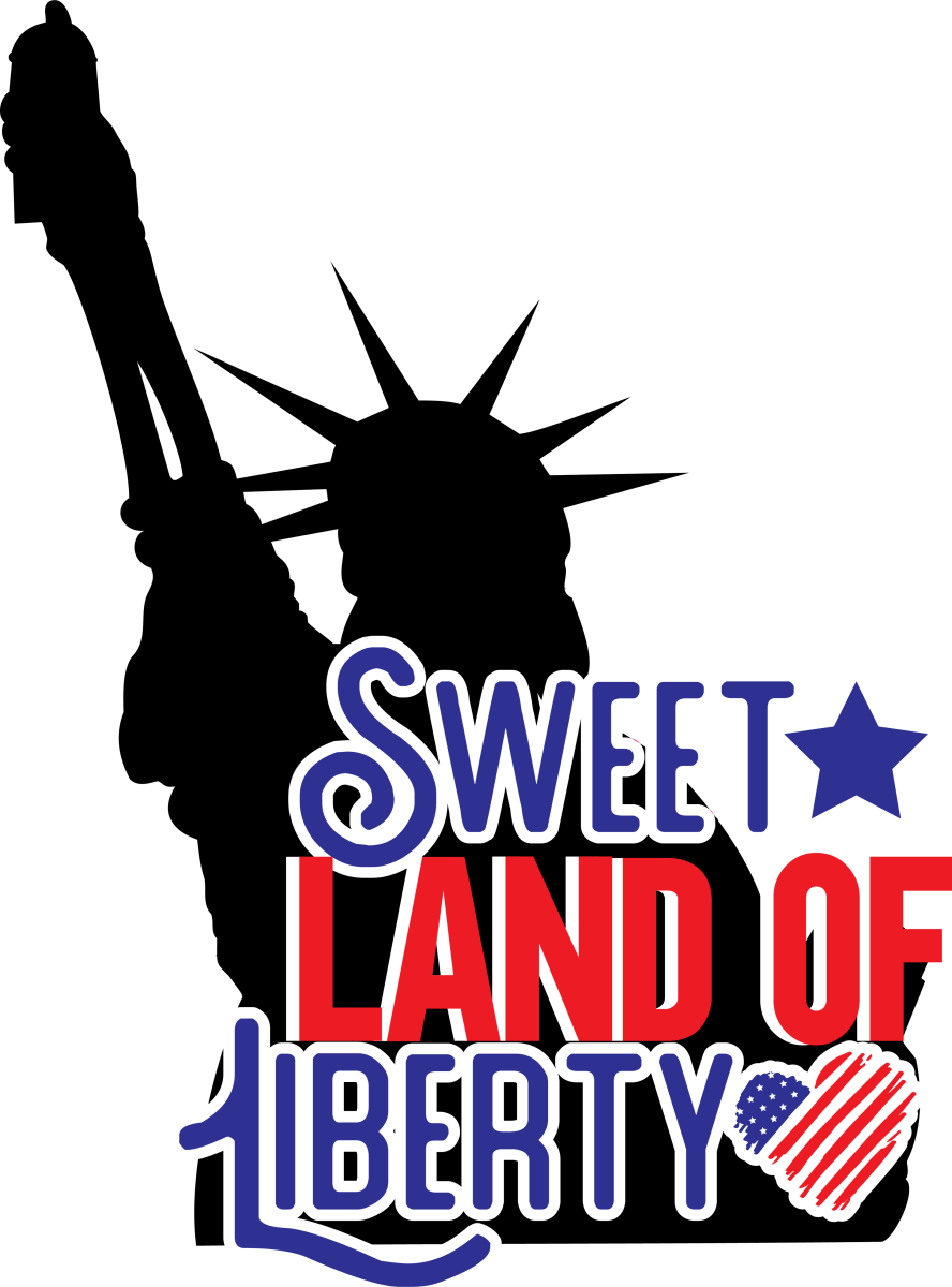 Sweet Land Of Liberty - 1207 Ready to Press DTF Transfer - Buy Bulk DTF