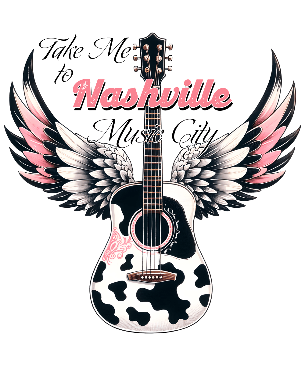 Take Me To Nashville - Ready To Press DTF Transfers - Buy Bulk DTF