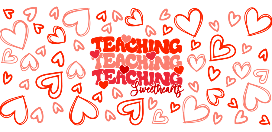 Teaching Sweethearts - UV DTF Libbey Glass Wrap - Buy Bulk DTF