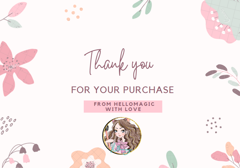 Thank You From Hello Magic - Ready To Press DTF Transfer - Buy Bulk DTF