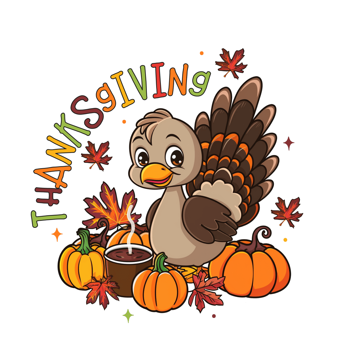 Thanksgiving - Ready To Press DTF Transfers - Buy Bulk DTF